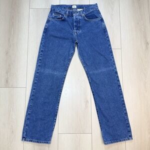 VTG Y2K Calvin Klein Jeans Juniors 3 Boyfriend Fit Blue Denim Made In Mexico 30"